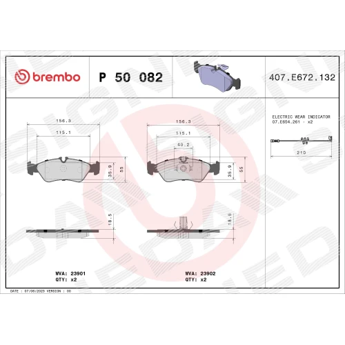 BRAKE PADS FOR DISC BRAKES - 0