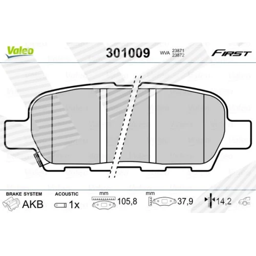 BRAKE PADS FOR DISC BRAKES - 0