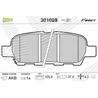 Brake pads for disc brakes