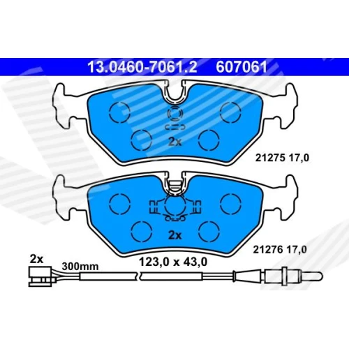 BRAKE PADS FOR DISC BRAKES - 0