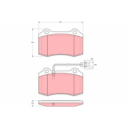 BRAKE PADS FOR DISC BRAKES - 0