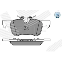 Brake pads for disc brakes