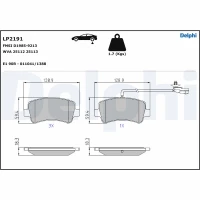 Brake pads for disc brakes