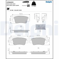 Brake pads for disc brakes