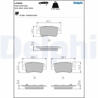 Brake pads for disc brakes