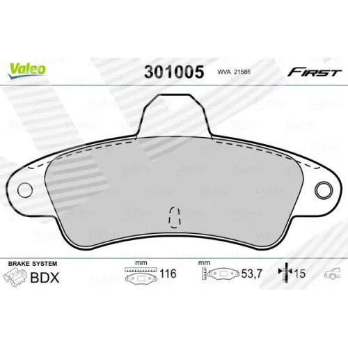 BRAKE PADS FOR DISC BRAKES - 0