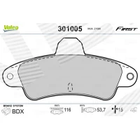 Brake pads for disc brakes