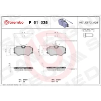 Brake pads for disc brakes