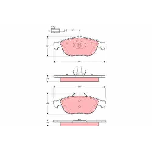 BRAKE PADS FOR DISC BRAKES - 0