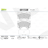 Brake pads for disc brakes