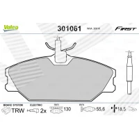 Brake pads for disc brakes