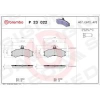 Brake pads for disc brakes