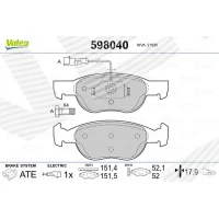 Brake pads for disc brakes