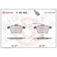 Brake pads for disc brakes