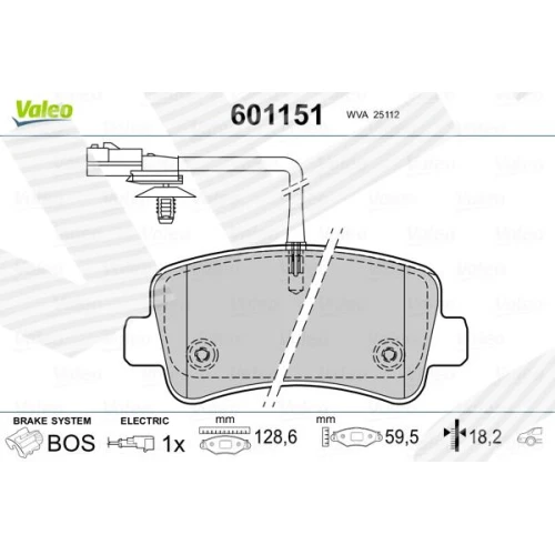 BRAKE PADS FOR DISC BRAKES - 0