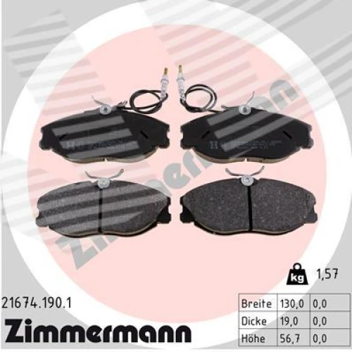 BRAKE PADS FOR DISC BRAKES - 0