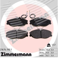 Brake pads for disc brakes