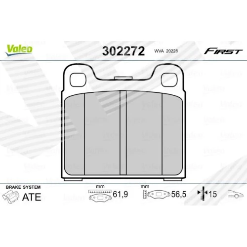 BRAKE PADS FOR DISC BRAKES - 0