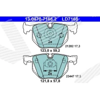 Brake pads for disc brakes