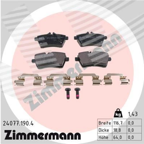 BRAKE PADS FOR DISC BRAKES - 0