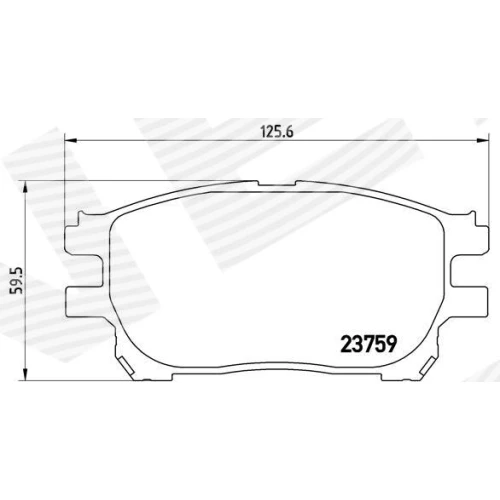 BRAKE PADS FOR DISC BRAKES - 0