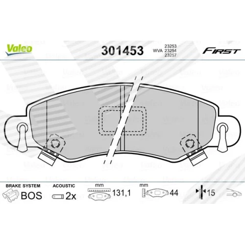 BRAKE PADS FOR DISC BRAKES - 0