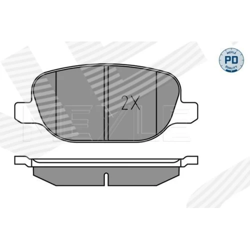 BRAKE PADS FOR DISC BRAKES - 1