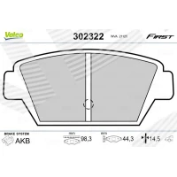 Brake pads for disc brakes