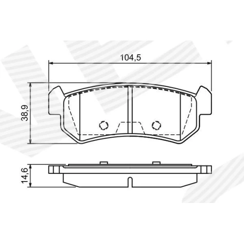 BRAKE PADS FOR DISC BRAKES - 4