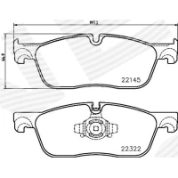 Brake pads for disc brakes