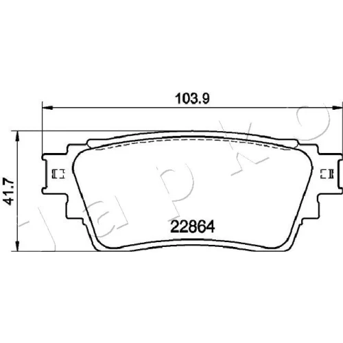 BRAKE PADS FOR DISC BRAKES - 1