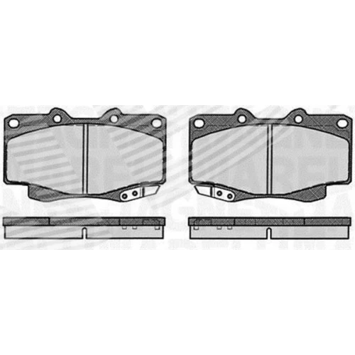 BRAKE PADS FOR DISC BRAKES - 0