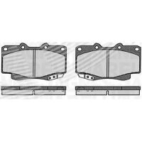 Brake pads for disc brakes