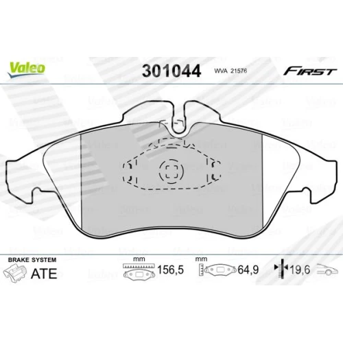 BRAKE PADS FOR DISC BRAKES - 0