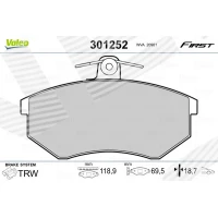 Brake pads for disc brakes