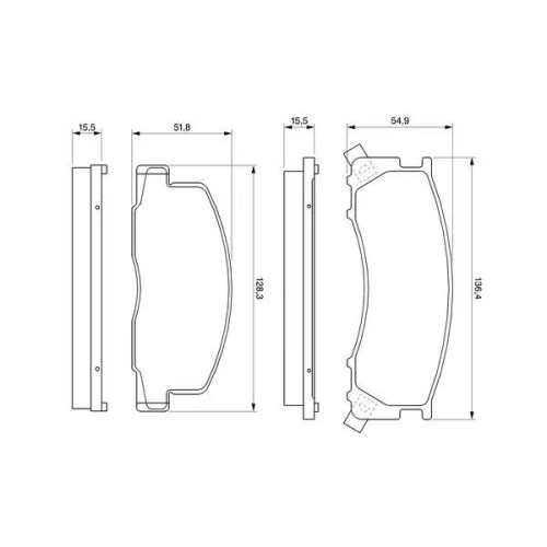 BRAKE PADS FOR DISC BRAKES - 4