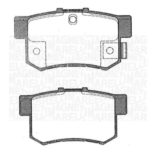 BRAKE PADS FOR DISC BRAKES - 0