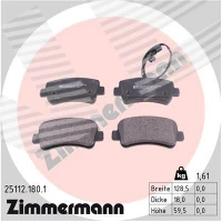 Brake pads for disc brakes