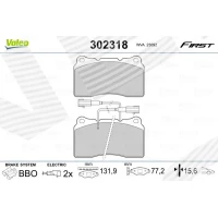 Brake pads for disc brakes