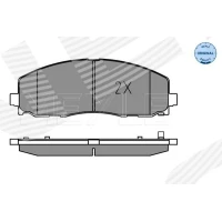 Brake pads for disc brakes