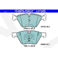 Brake pads for disc brakes