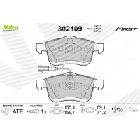 Brake pads for disc brakes