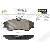 Brake pads for disc brakes