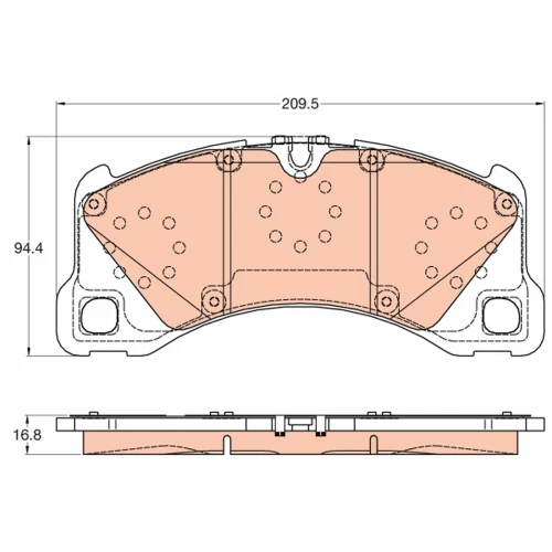 BRAKE PADS FOR DISC BRAKES - 0