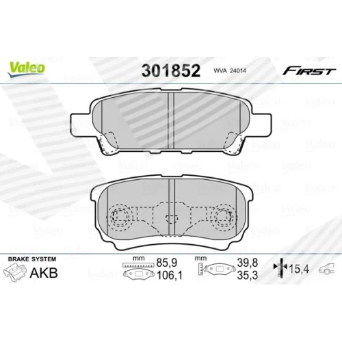 BRAKE PADS FOR DISC BRAKES - 0