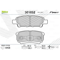 Brake pads for disc brakes