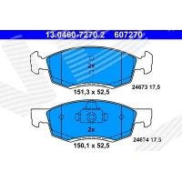 Brake pads for disc brakes