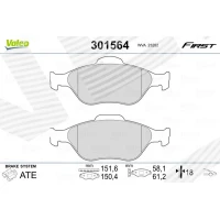 Brake pads for disc brakes