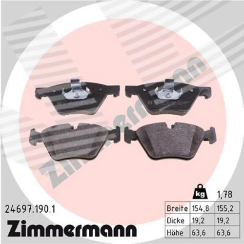 BRAKE PADS FOR DISC BRAKES - 0