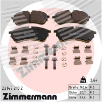 Brake pads for disc brakes